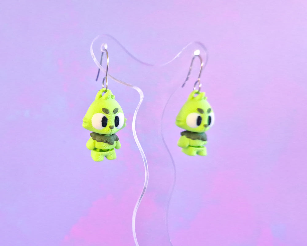 Baby Grinch Earrings