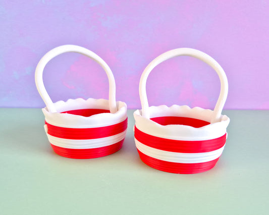 Candy Cane Basket