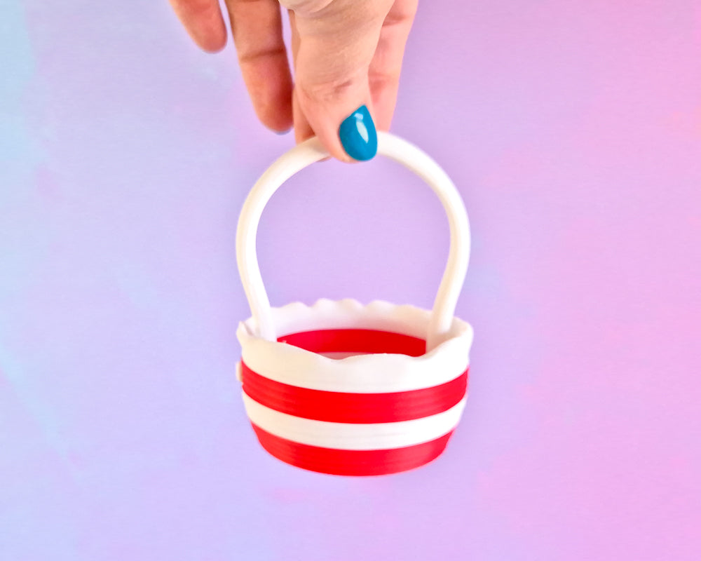 Candy Cane Basket