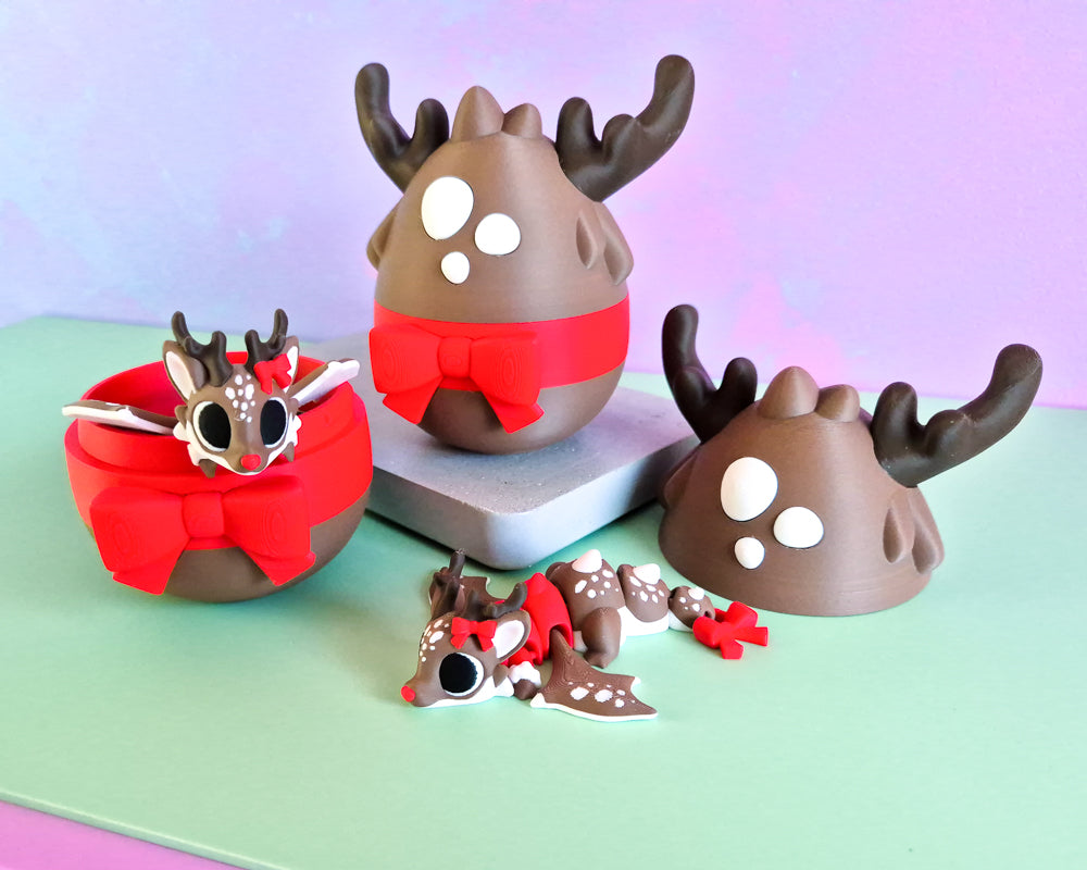 Reindeer Dragon & Reindeer Egg