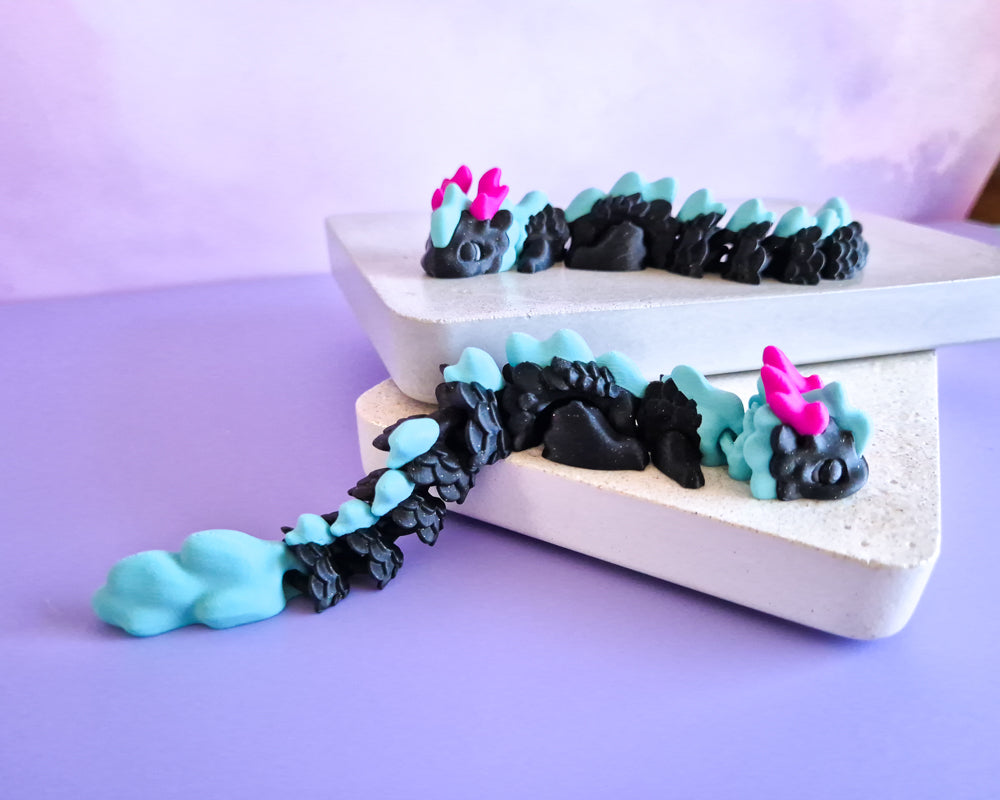 Small Kaida Dragon [Sparkle Aqua]