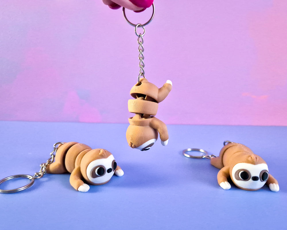 Sloth Keychain