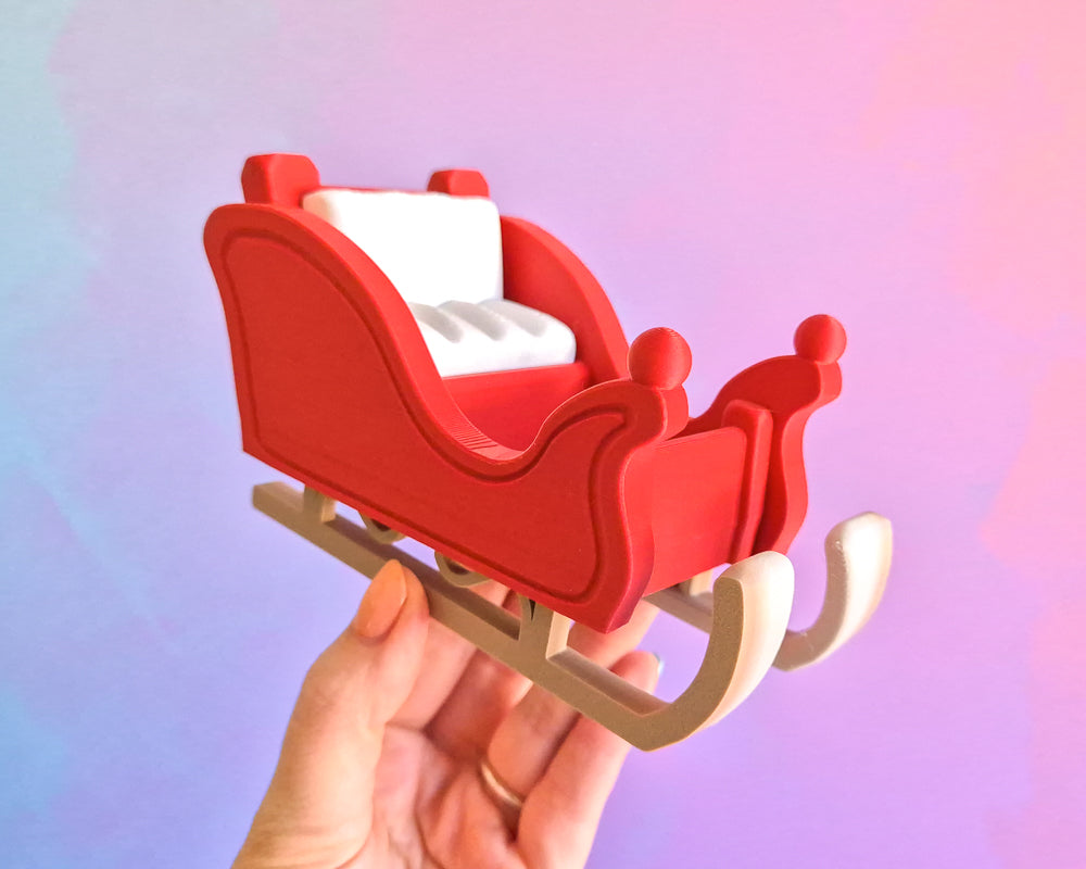 Santa, Rudolph, Sleigh & Stable Bundle