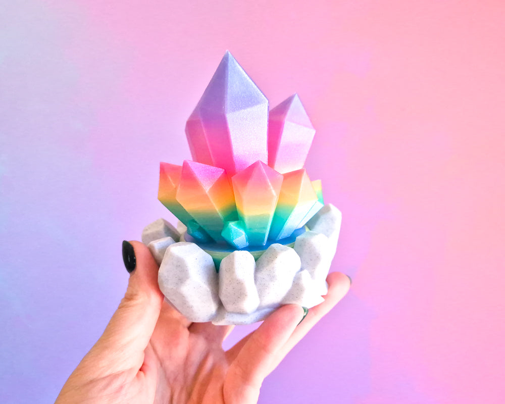 Rainbow Crystal Lamp