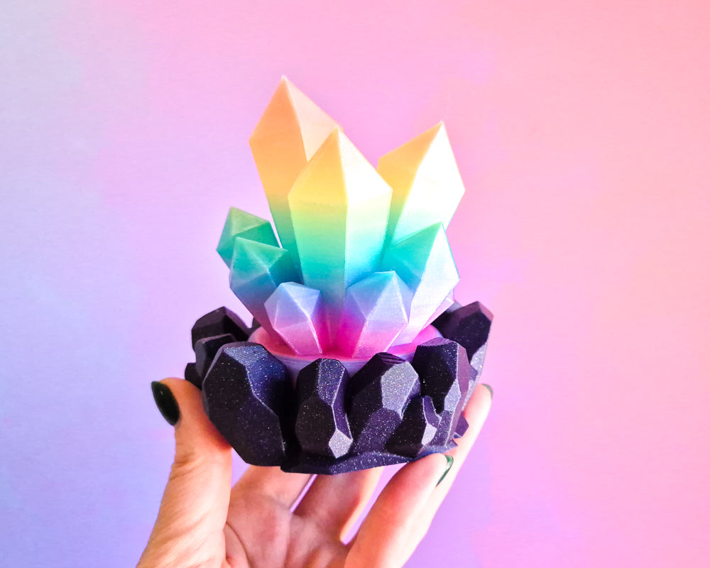 Rainbow Crystal Lamp