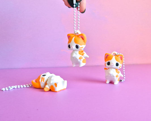 Ginger Kitty Keychain for Charity ❤️