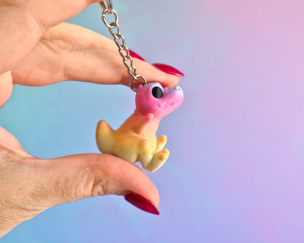 T Rex Keychains T-Rex Keychain – Friend Shaped