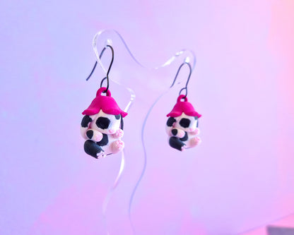 Sleep Bunny Earrings [Spotted]