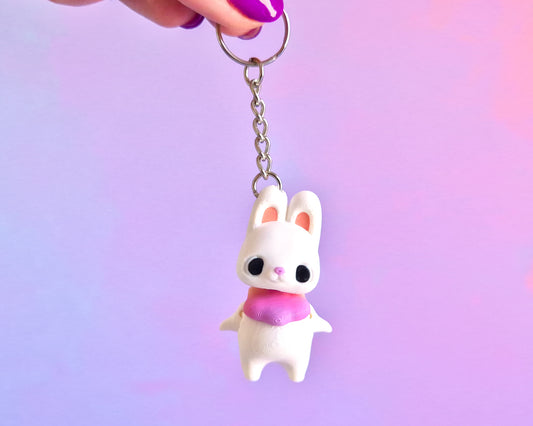 Bunny Keychain [White]