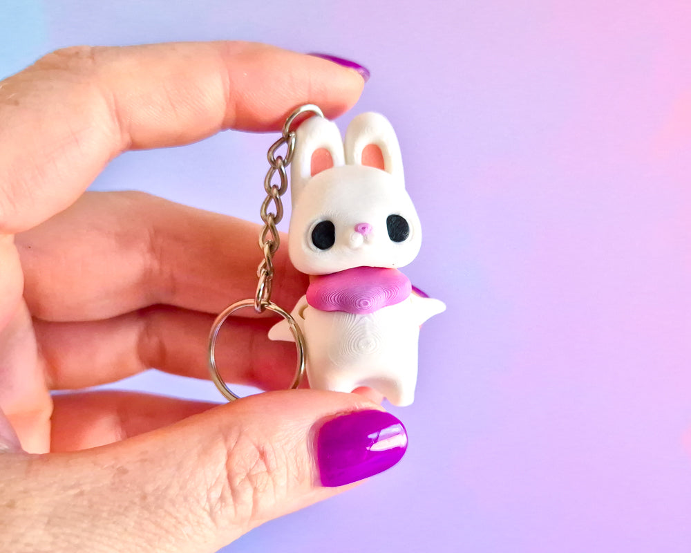 Bunny Keychain [White]