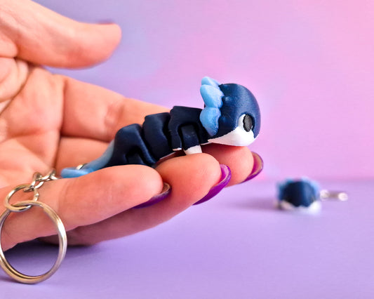 Axolotl Keychain [Navy]