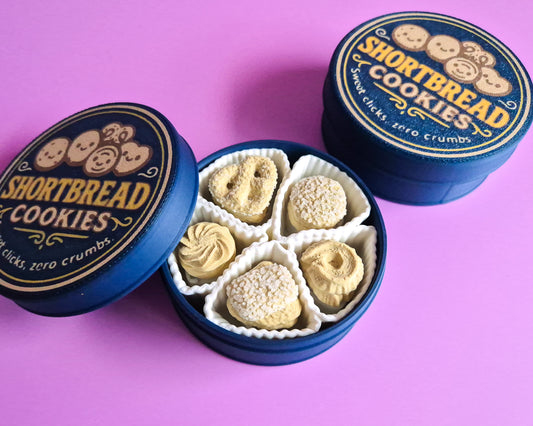 Shortbread Tin Clicker [Navy]