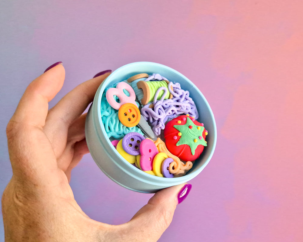 Sewing Tin Clicker [Pastel]