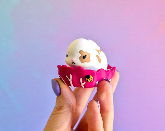 Bunny on a Leaf Clicker [Spotted]