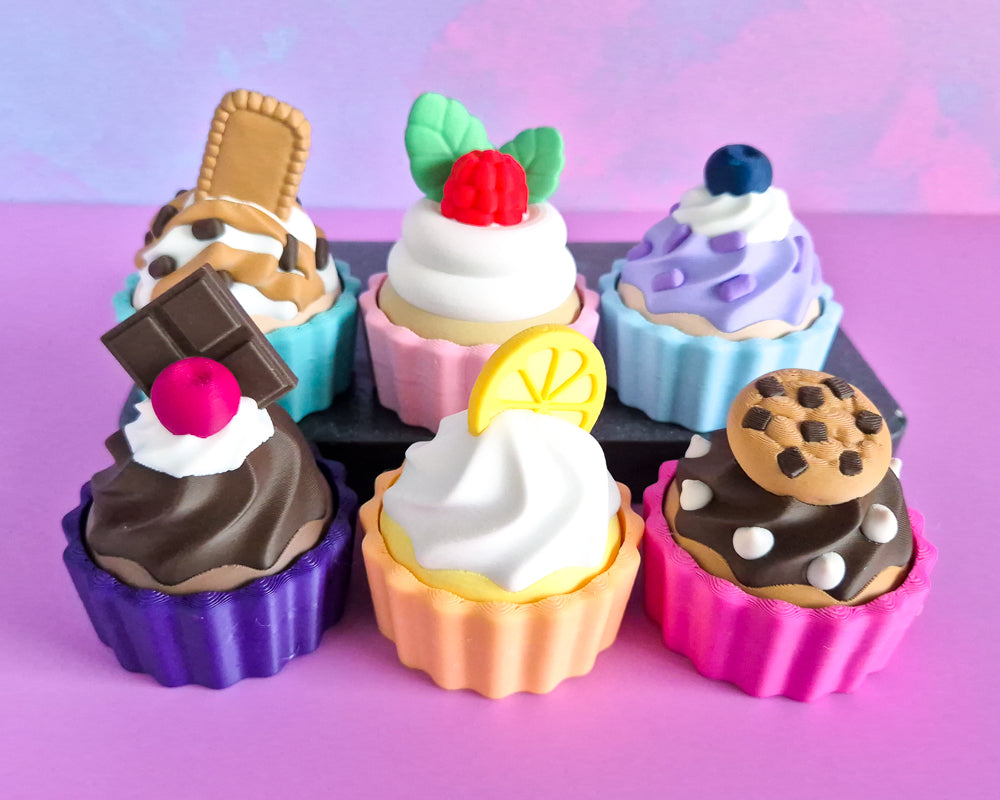 Cupcake Clickers - Set of 6