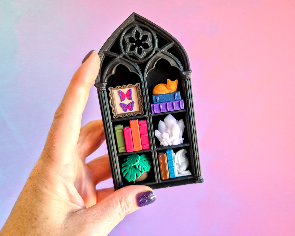 Gothic Bookshelf Clicker [Alchemy]