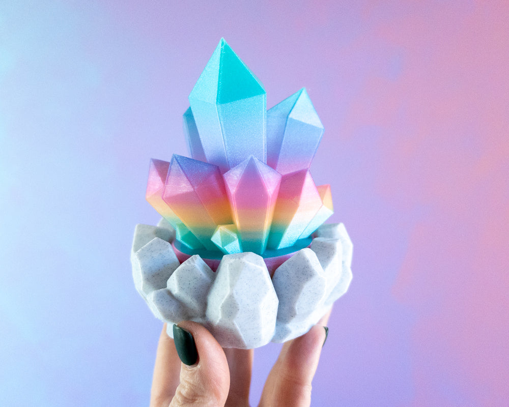 Rainbow Crystal Lamp