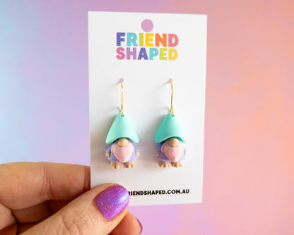 Gnome Earrings [Pastel]