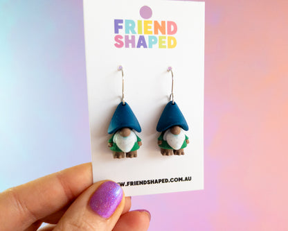 Gnome Earrings [Navy]