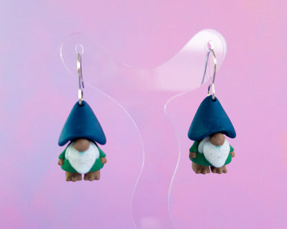 Gnome Earrings [Navy]