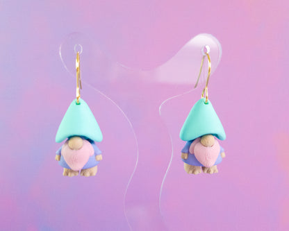 Gnome Earrings [Pastel]