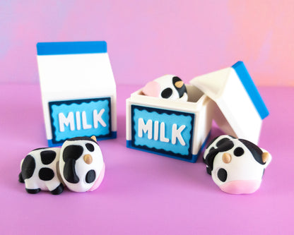 Mini Moo & Milk Carton [Friesian]