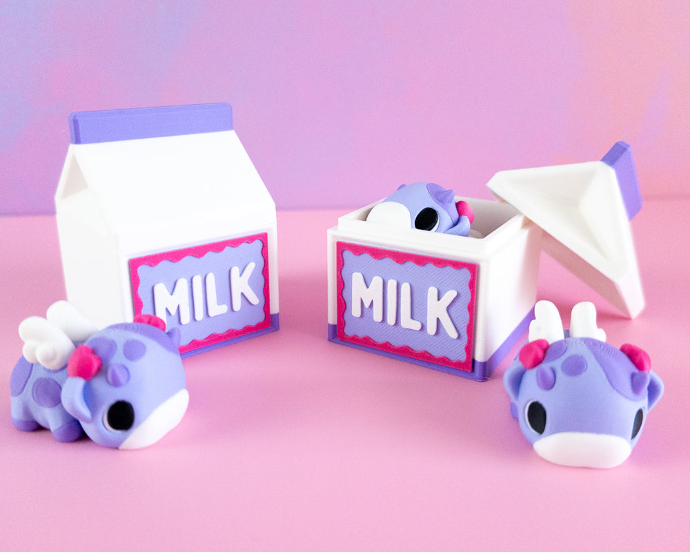 Mini Moo & Milk Carton [Cupid]