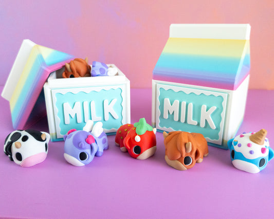 Mini Moo Set & Big Milk Carton