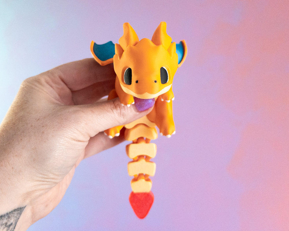 Large Georgie Dragon [Orange]