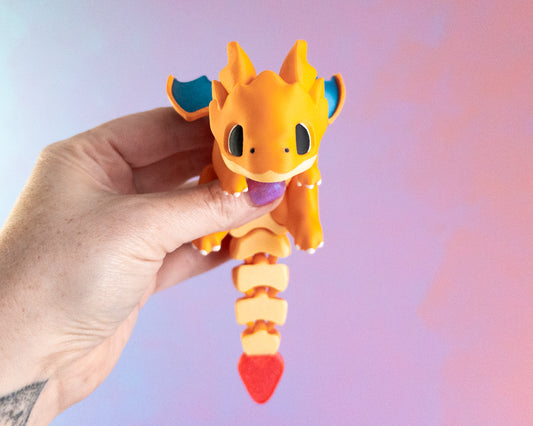 Large Georgie Dragon [Orange]