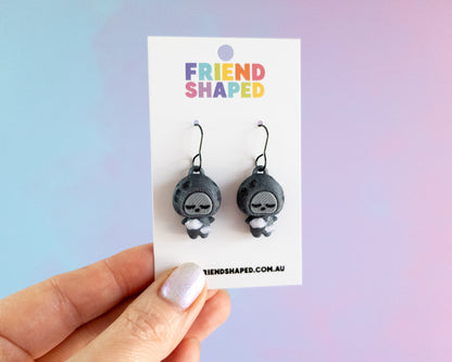 Sleepy Moon Earrings