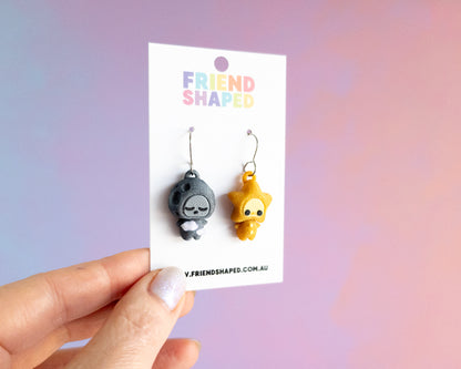 Star & Moon Earrings
