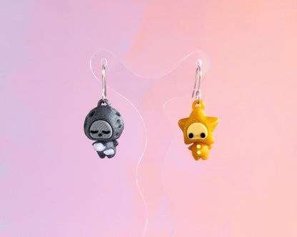 Star & Moon Earrings