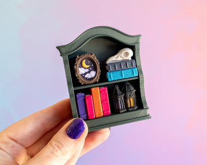 Mini Bookshelf Clicker [Cottage Forest]