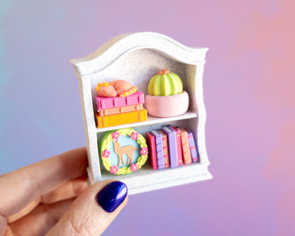 Mini Bookshelf Clicker [Cottage Stone]