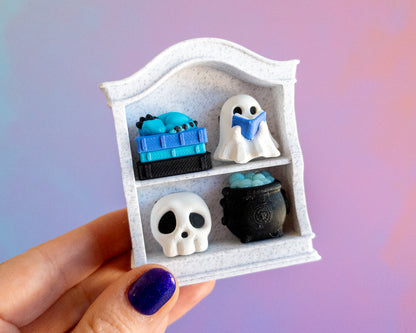 Mini Bookshelf Clicker [Cottage Stone]