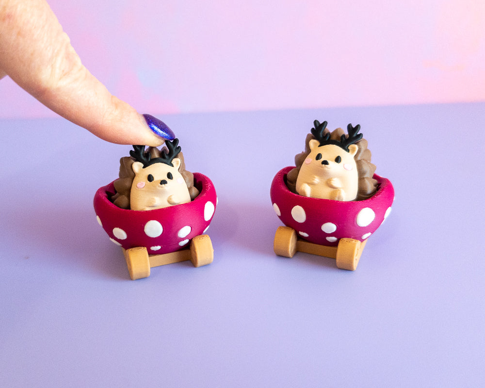Hedgehog in a Sleigh Clicker