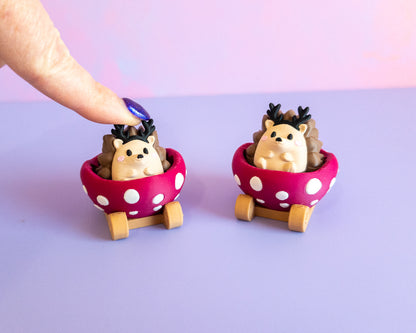 Hedgehog in a Sleigh Clicker