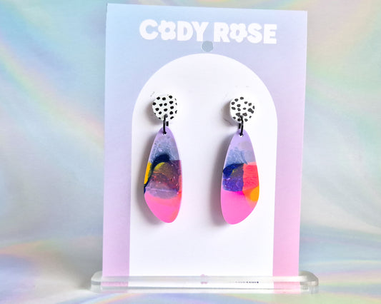 Resin Earrings - 021