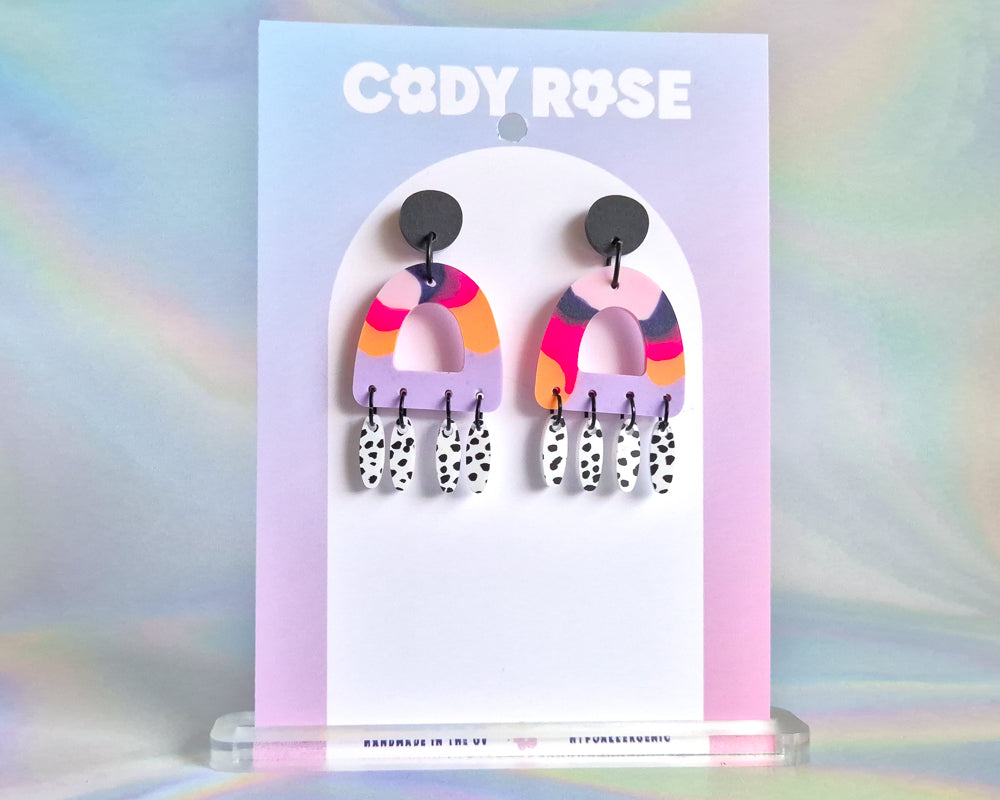 Resin Earrings - 030