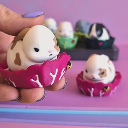 Bunny on a Leaf Clicker [Black]