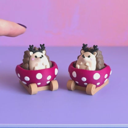 Hedgehog in a Sleigh Clicker